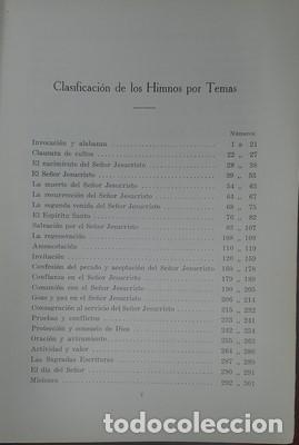 Libros de segunda mano: Himnos selectos evang&eacute;licos - Foto 2
