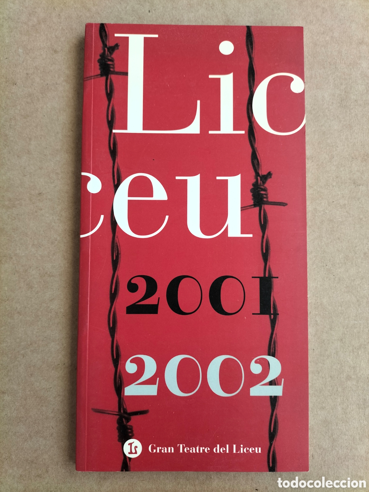 Libros de segunda mano: Programa Liceu 2001 - 2002. Gran Teatre del Liceu. Llibre - Foto 1