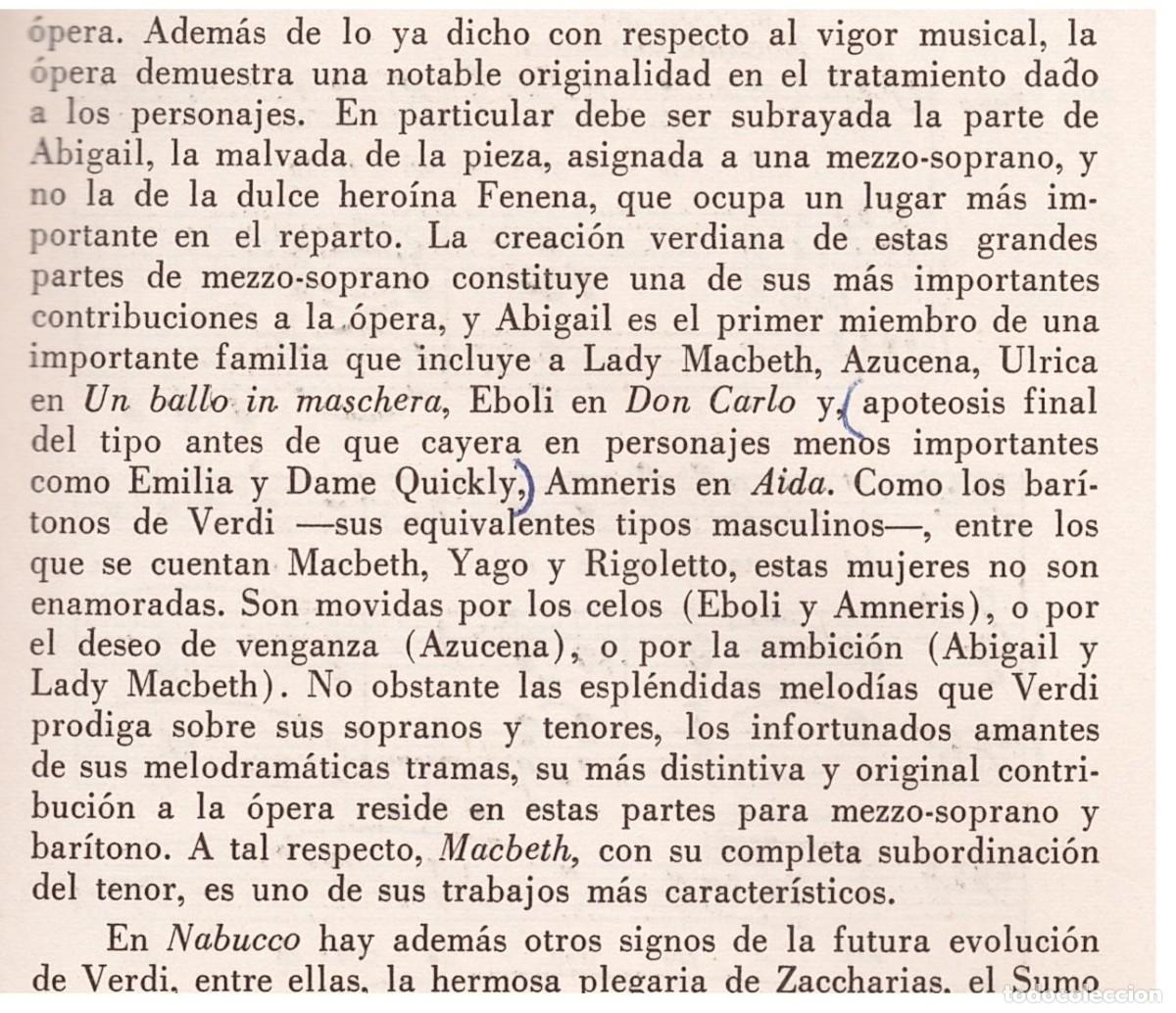 Libros de segunda mano: DYNELEY HUSSEY .- VERDI. - Foto 4