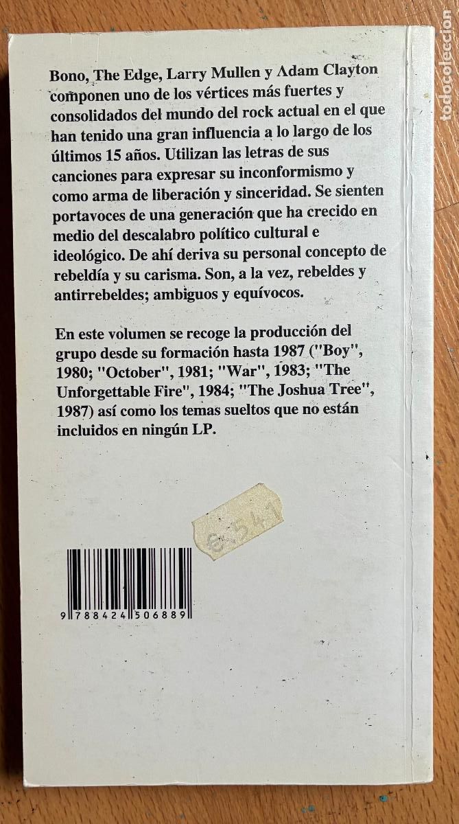 Libros de segunda mano: U2 CANCIONES, Espiral - Foto 2