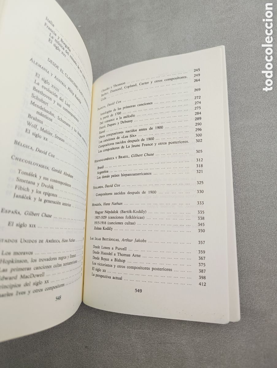Libros de segunda mano: HISTORIA DE LA CANCI&Oacute;N. DENIS STEVENS. EDITORIAL TAURUS. - Foto 5