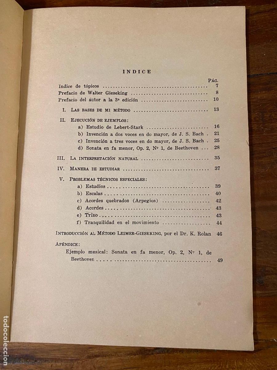 Libros de segunda mano: LA MODERNA EJECUCION PIANISTICA - LEIMER GIESEKING - Foto 4