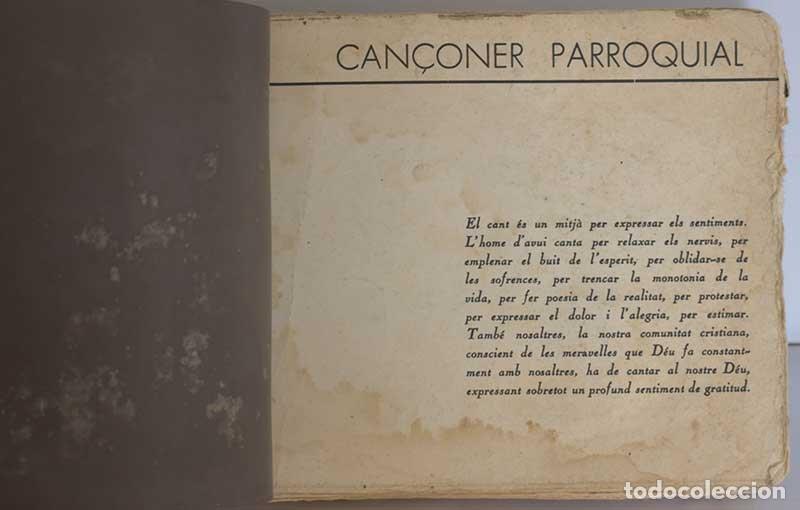 Libros de segunda mano: Can&ccedil;oner Parroquial - Foto 2