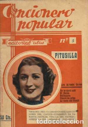 Libros de segunda mano: CANCIONERO POPULAR PITUSILLA. N 5. - AA.VV. - Foto 1