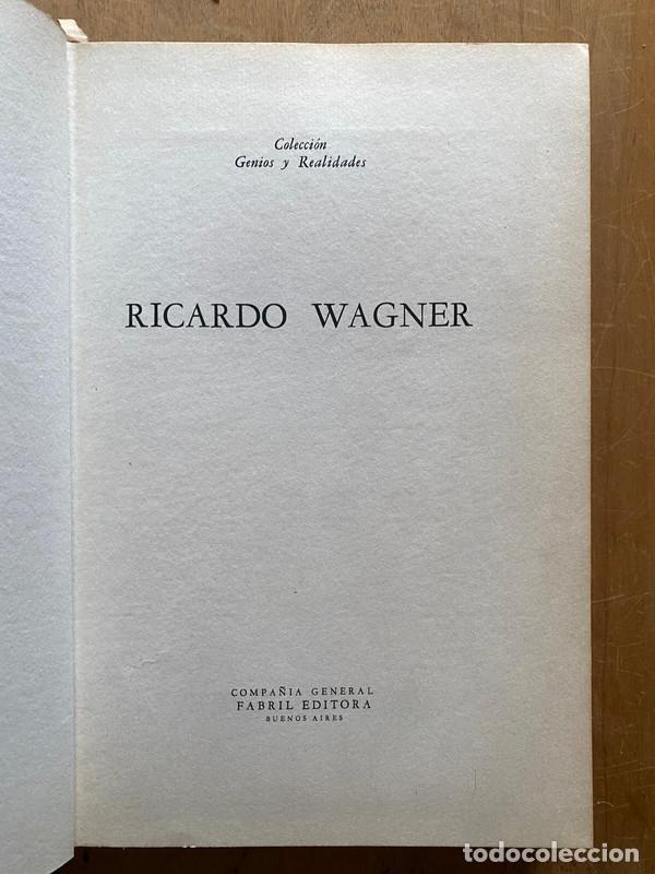 Libros de segunda mano: Wagner, - Foto 2