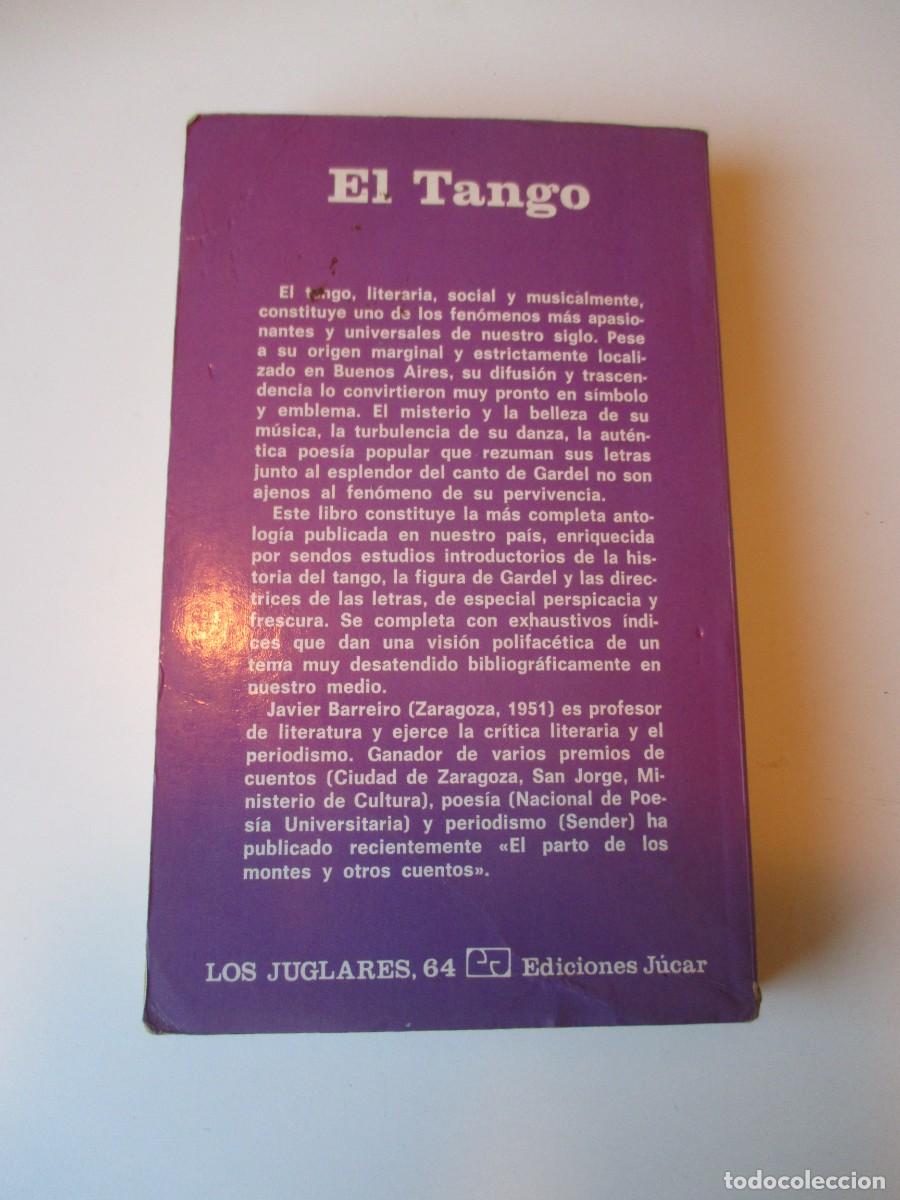 Libros de segunda mano: JAVIER BARREIRO El tango W35412 - Foto 4