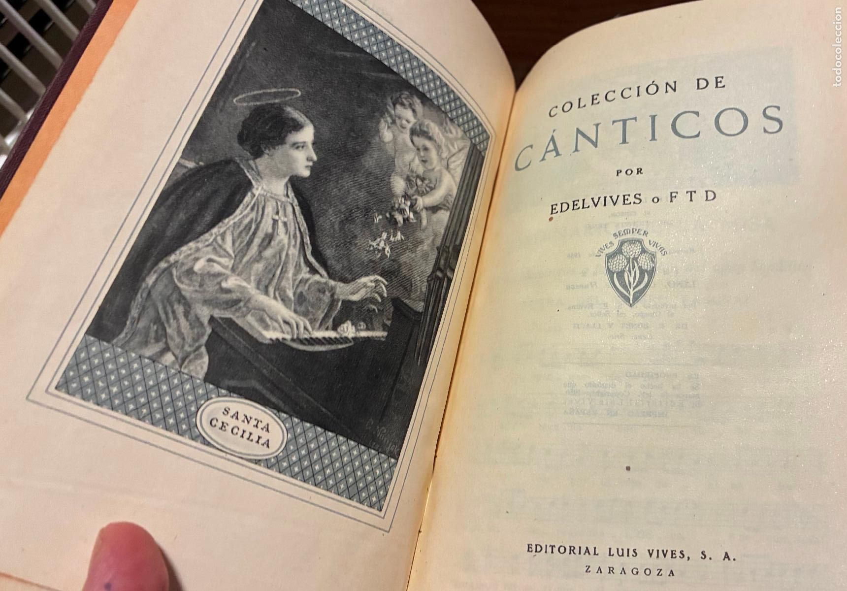 Libros de segunda mano: COLECCION DE CANTICOS, Edelvives - Foto 2