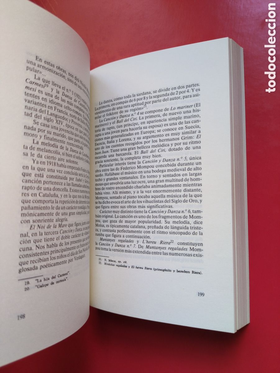 Libros de segunda mano: Federico mompou : vida, textos y documentos - Foto 2