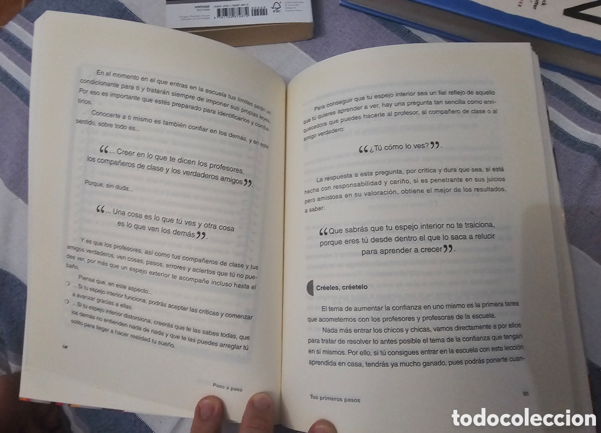 Libros de segunda mano: Libro &rdquo;Paso a paso&rdquo; - Lola Gonz&aacute;lez - Foto 3