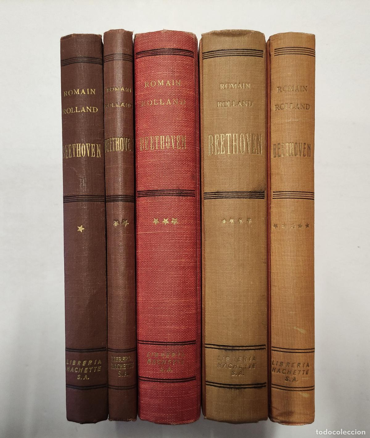 Libros de segunda mano: BEETHOVEN - 5 TOMOS - ROMAIN ROLLAND - Foto 1