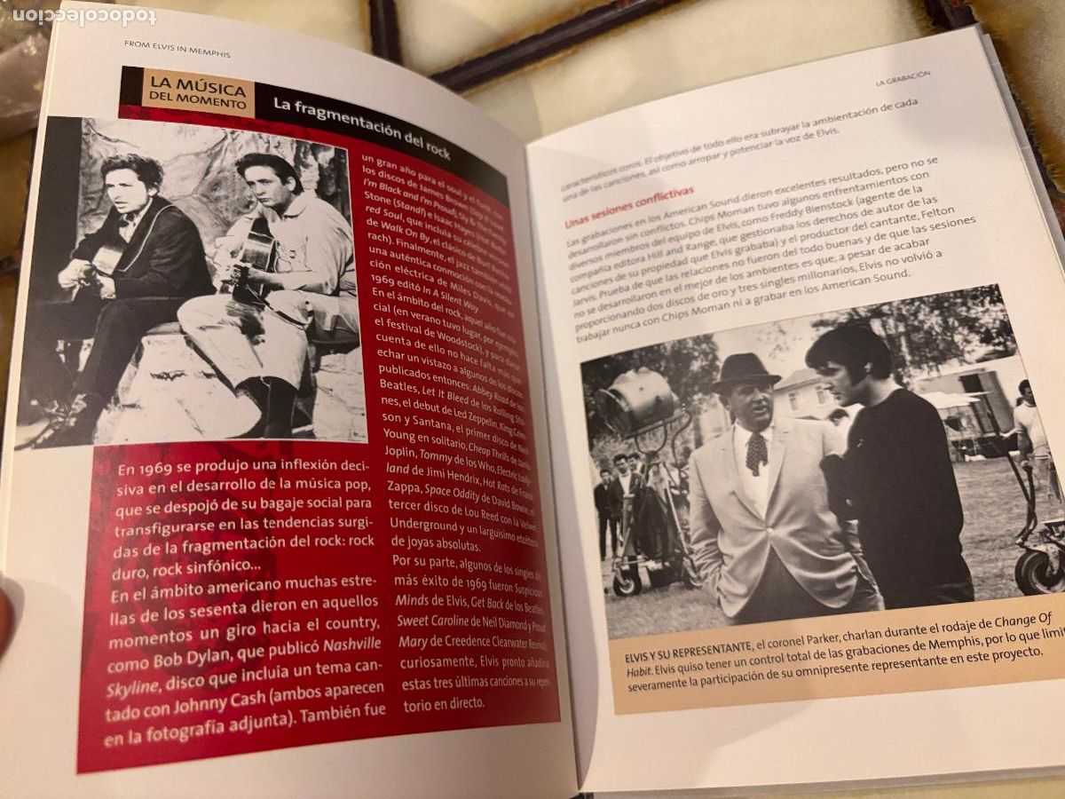 Libros de segunda mano: Elvis. From Elvis en Memphis. LIBRO+CD - Foto 4