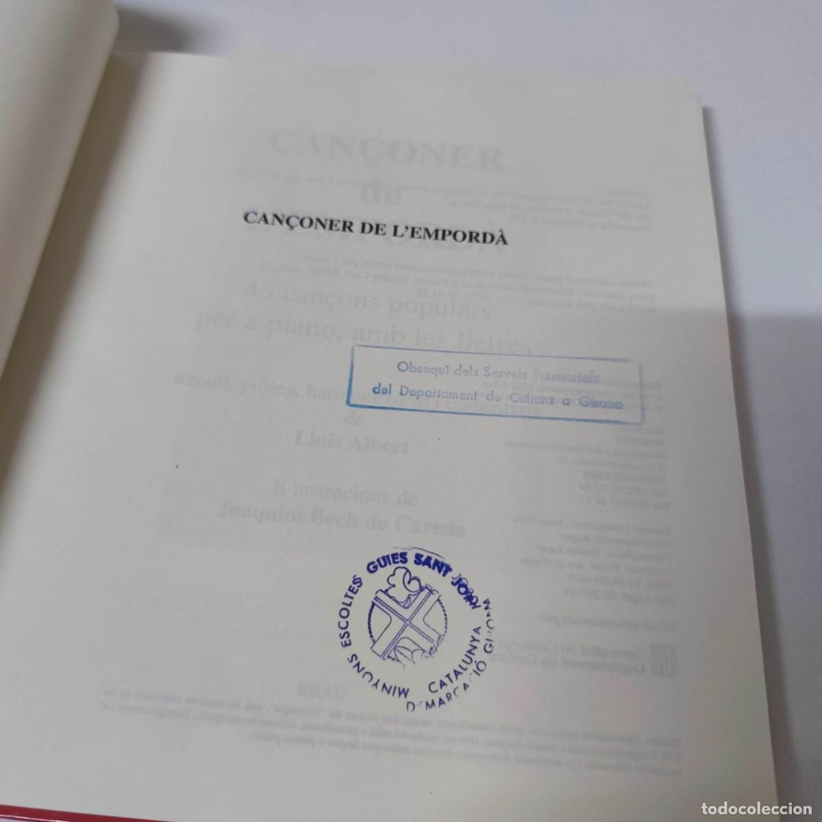 Libros de segunda mano: Can&ccedil;oner de L,Emporda - Foto 3
