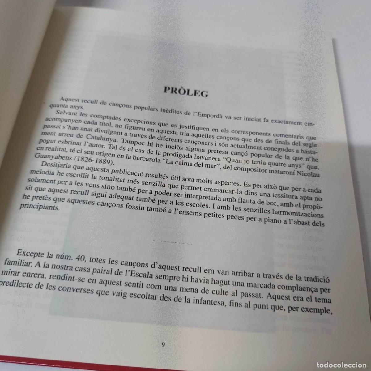Libros de segunda mano: Can&ccedil;oner de L,Emporda - Foto 6