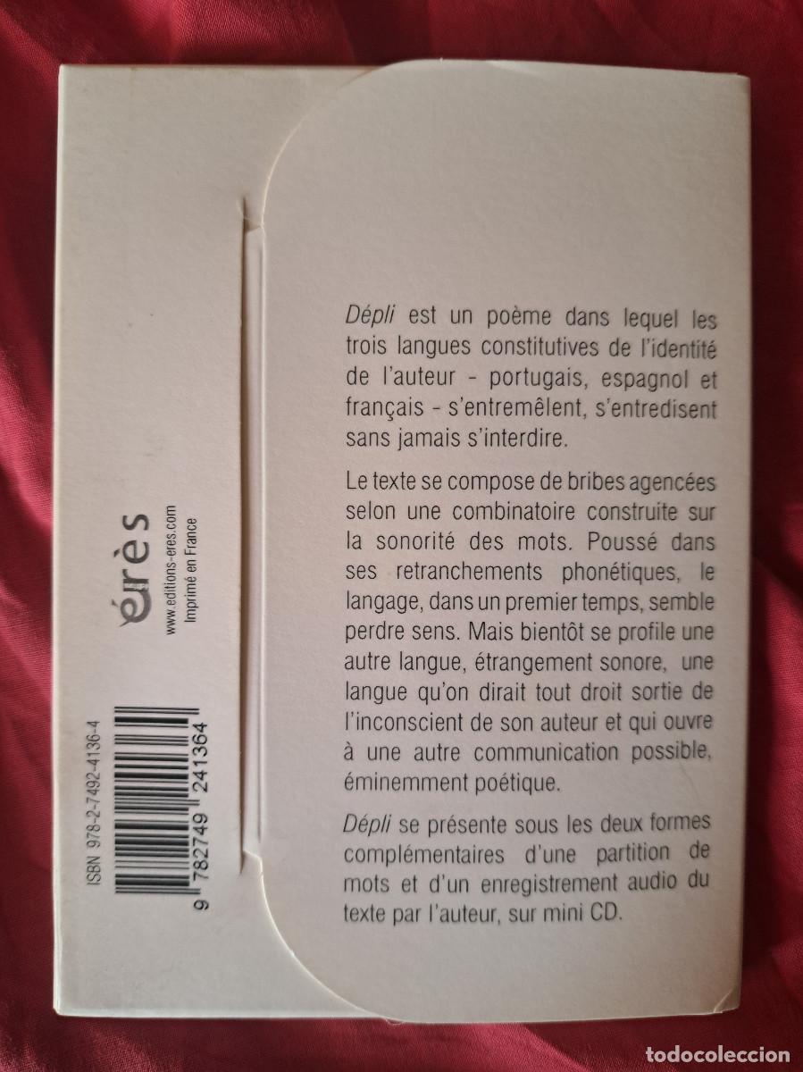 Libros de segunda mano: LIBRO Alfredo Costa Monteiro &lrm;&ndash; D&eacute;pli - Foto 2