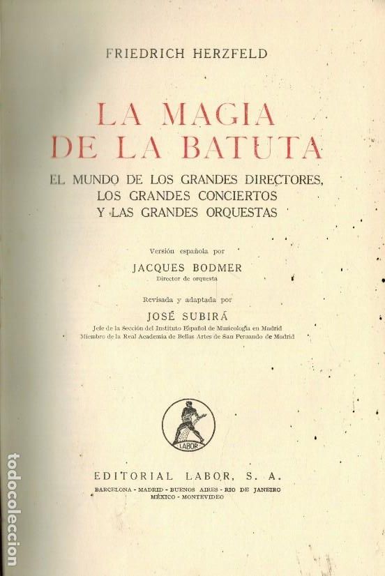 Libros de segunda mano: LA MAGIA DE LA BATUTA - Foto 1