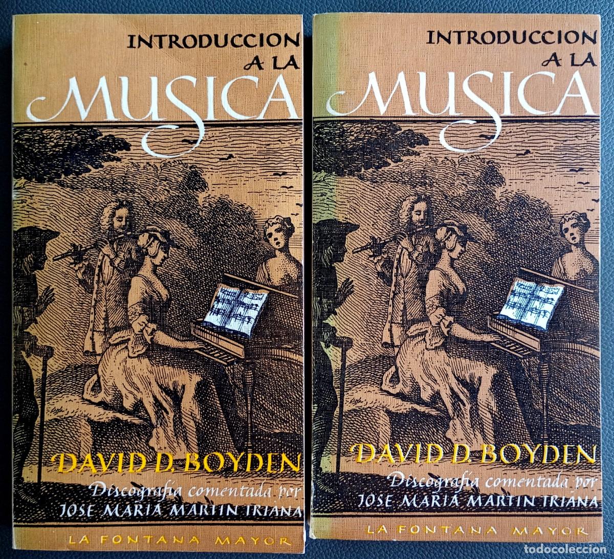 Libros de segunda mano: David D. Boyden . Introducci&oacute;n a la m&uacute;sica, 1 y 2 - Foto 1