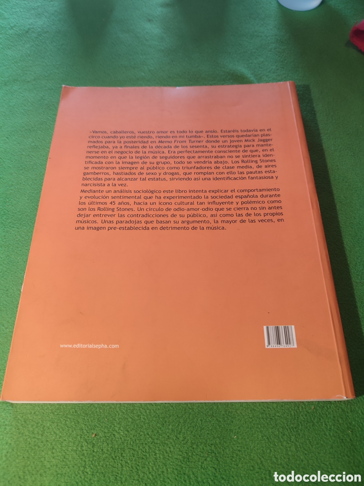 Libros de segunda mano: Javier Cosmen Concejo- Los Rolling Stones en Espa&ntilde;a - Foto 5