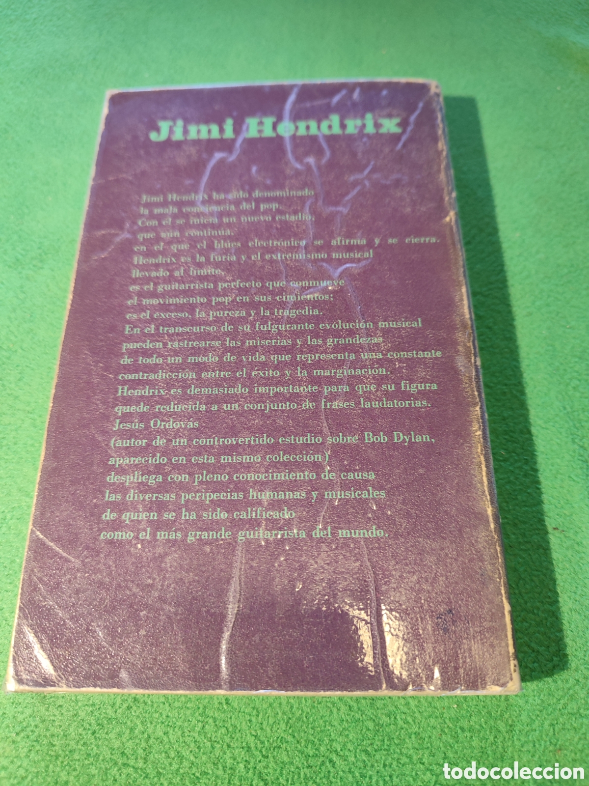 Libros de segunda mano: Jes&uacute;s Ordovas - Jimi Hendrix - Foto 3