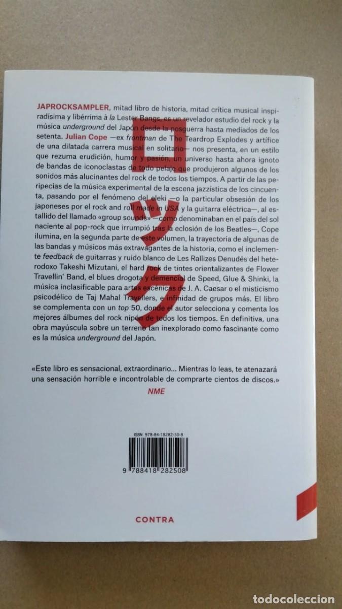 Libros de segunda mano: Japrocksampler, de Julian Cope (Ed. Contra) - Foto 2