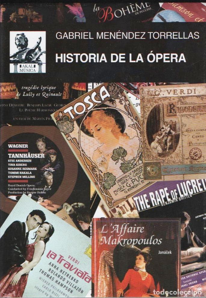 Libros de segunda mano: historia de la opera gabriel menendez - Foto 1