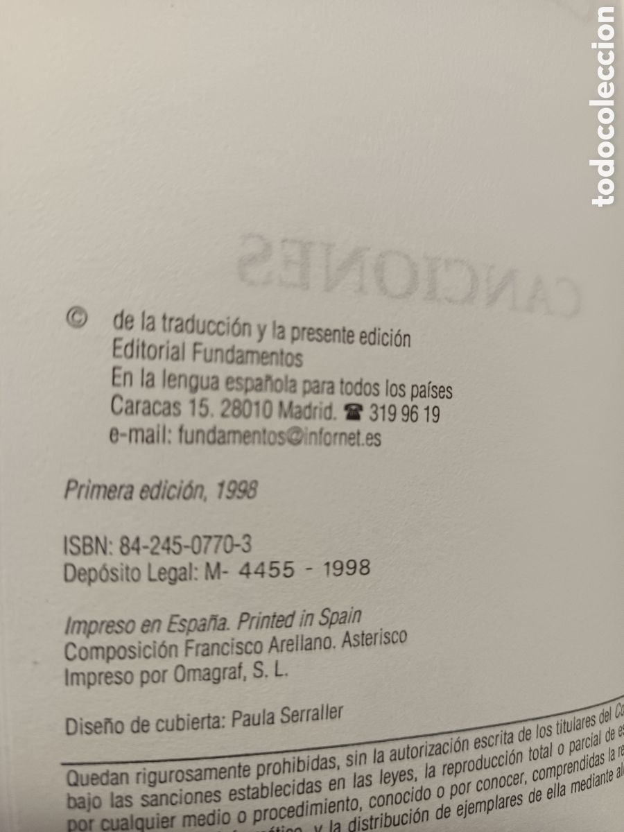 Libros de segunda mano: Canciones de Tracy Chapman - Foto 3