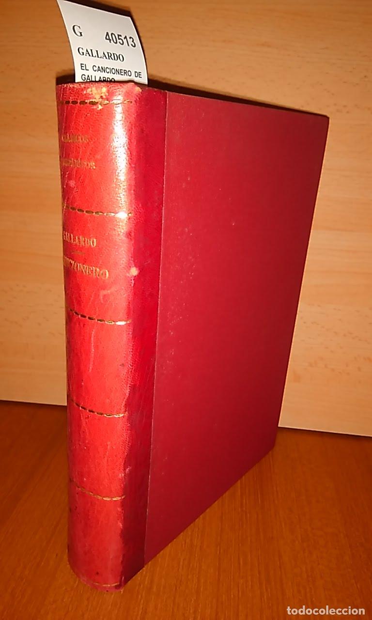 Libros de segunda mano: GALLARDO - EL CANCIONERO DE GALLARDO - Foto 1