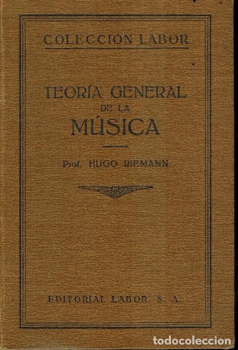 Libros de segunda mano: TEORIA GENERAL DE LA M&Uacute;SICA - Foto 1