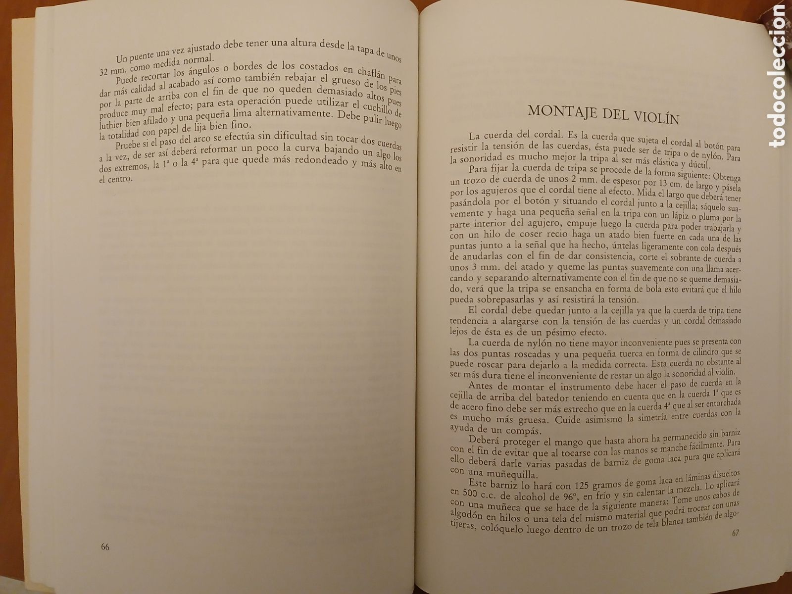 Libros de segunda mano: Manual del Luthier. Ram&oacute;n Pinto Comas. - Foto 9