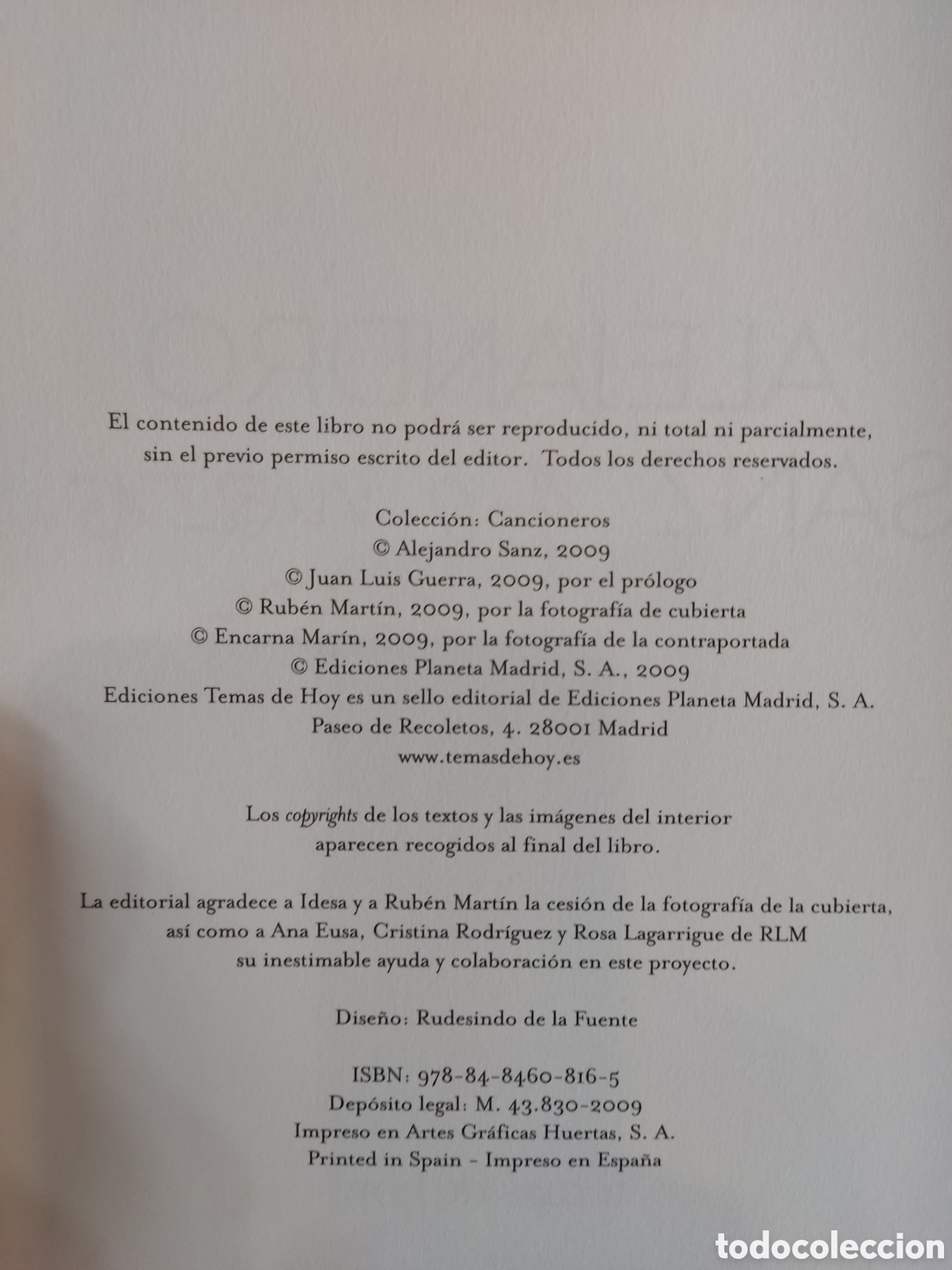 Libros de segunda mano: Alejandro Sanz 40 vueltas al sol - Foto 3