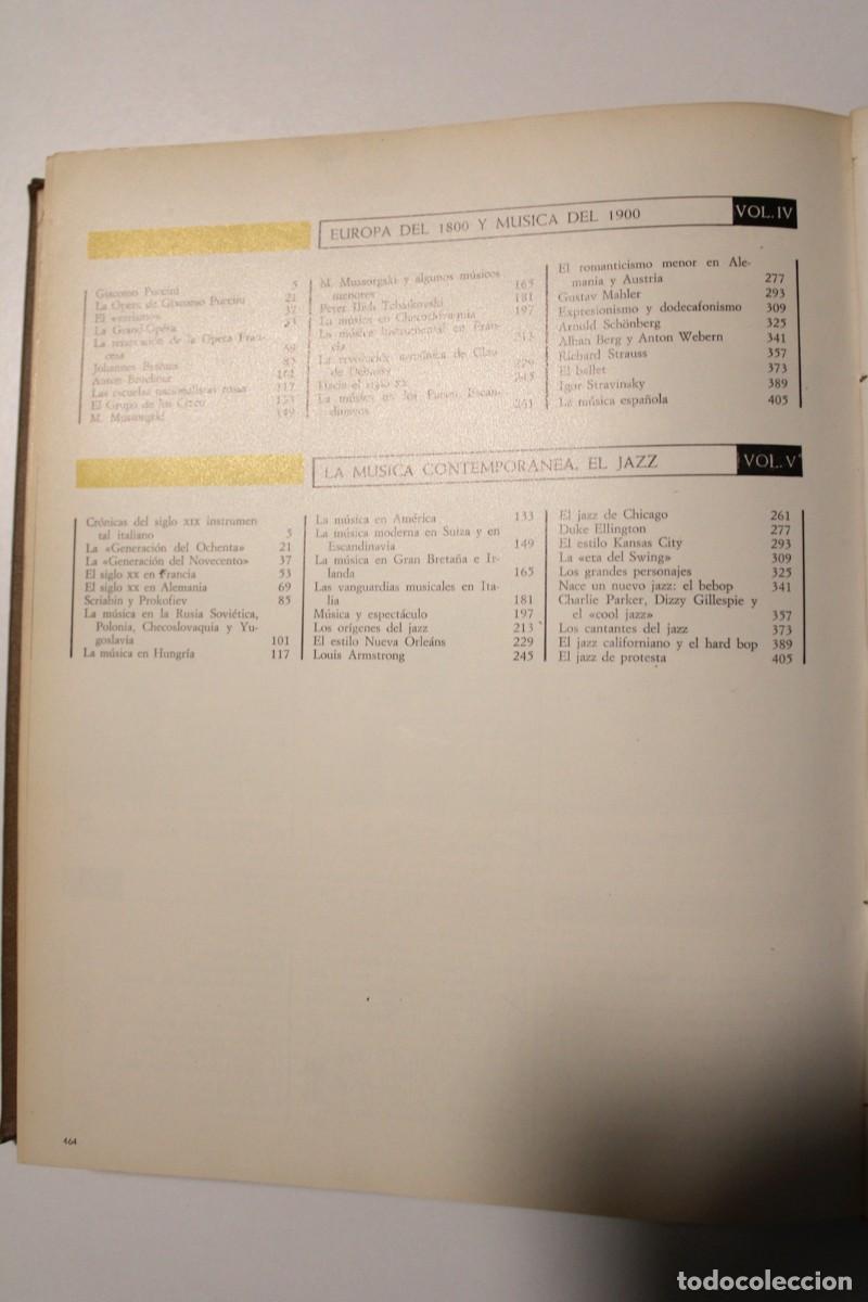 Libros de segunda mano: Historia de la m&uacute;sica Codex. 5 tomos - Foto 4