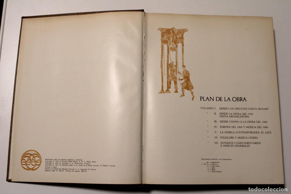 Libros de segunda mano: Historia de la m&uacute;sica Codex. 5 tomos - Foto 5