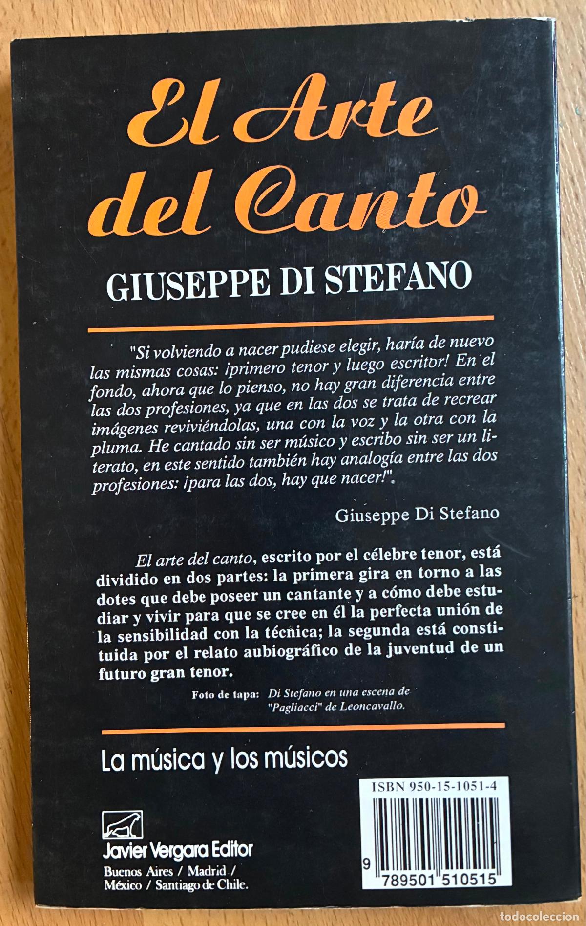Libros de segunda mano: EL ARTE DEL CANTO, Giuseppe Di Steffano - Foto 2