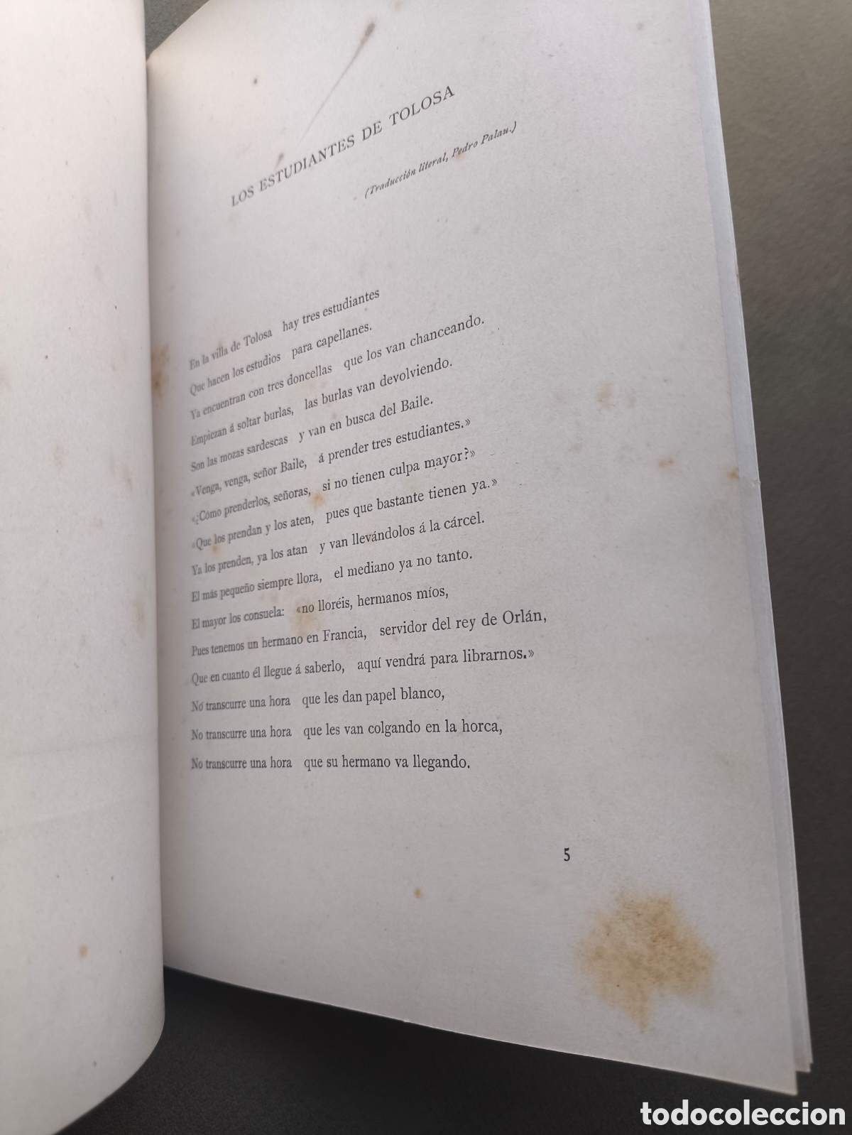 Libros de segunda mano: ALEXANDRE DE RIQUER LOS ESTUDIANTS DE TOLOSA 1886 - Foto 8