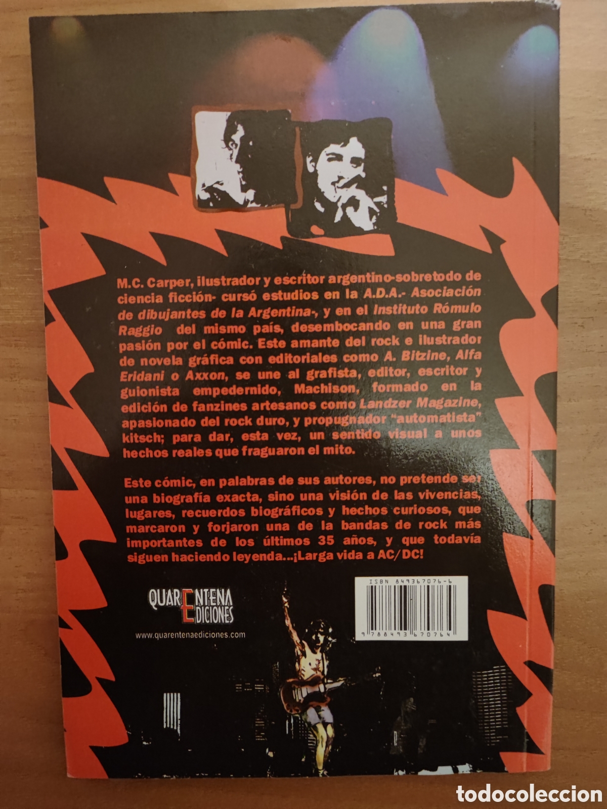 Libros de segunda mano: AC/DC . MITOS DEL ROCK. NOVELA GRAFICA - Foto 2