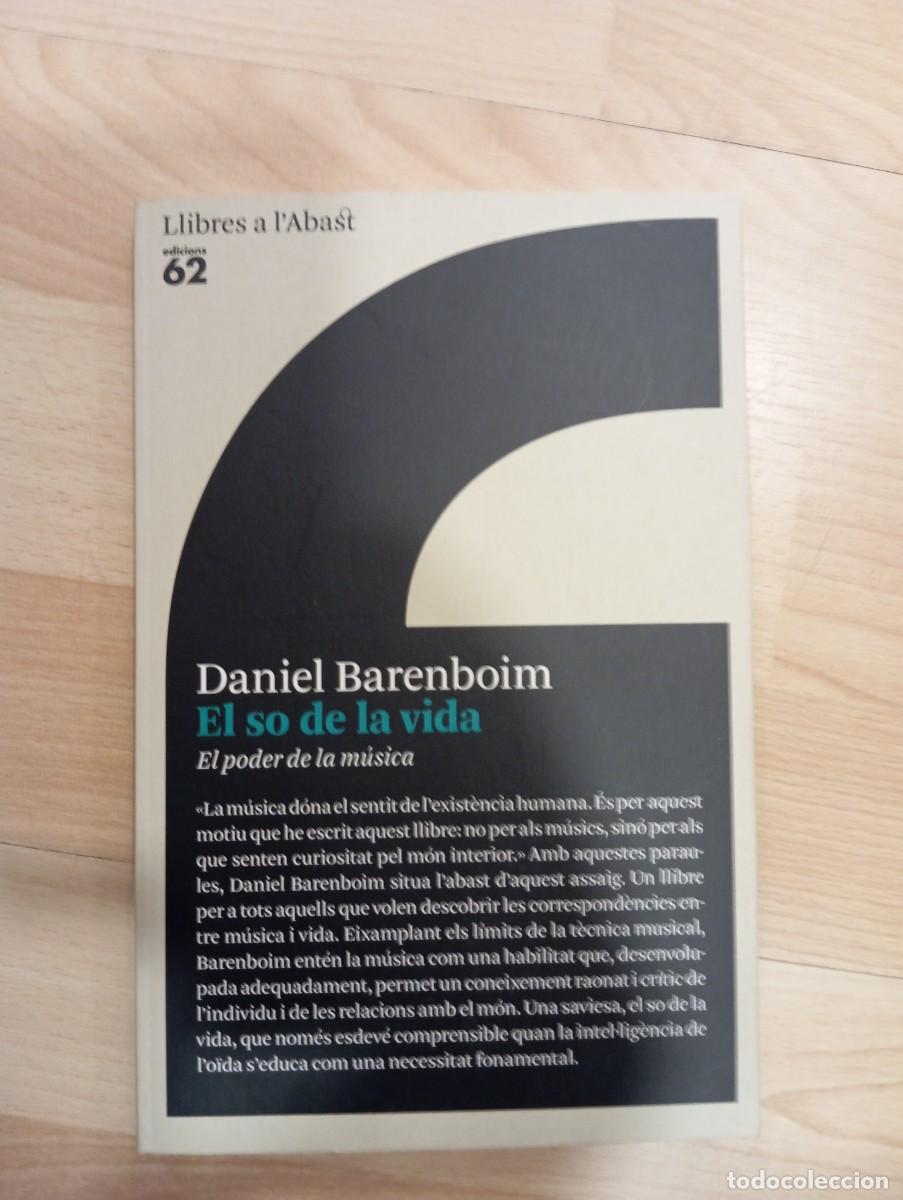 Libros de segunda mano: El so de la vida. Daniel Barenboim. - Foto 1