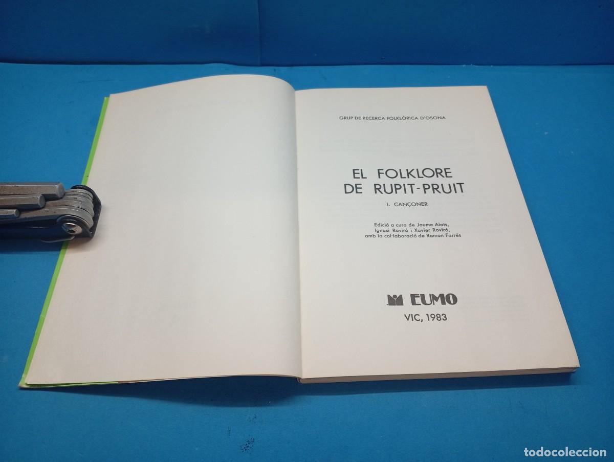 Libros de segunda mano: EL FOLKLORE DE RUPIT - PRUIT / I. CAN&Ccedil;ONER - Foto 2