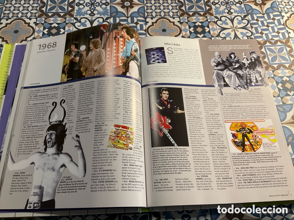 Libros de segunda mano: Rock and pop timeline. Johnny Black - Foto 3
