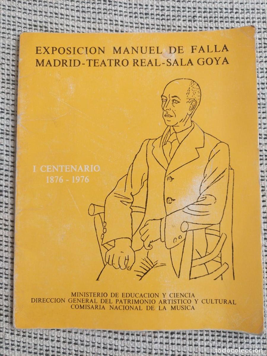 Libros de segunda mano: Exposici&oacute;n Manuel de Falla. I Centenario 1876-1976 - Foto 1