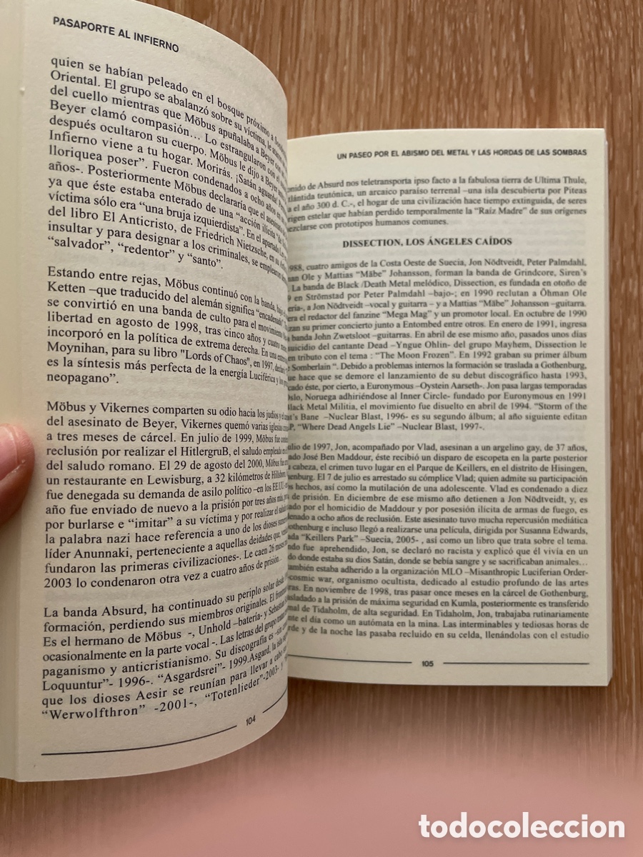 Libros de segunda mano: Pasaporte al infierno - Foto 3