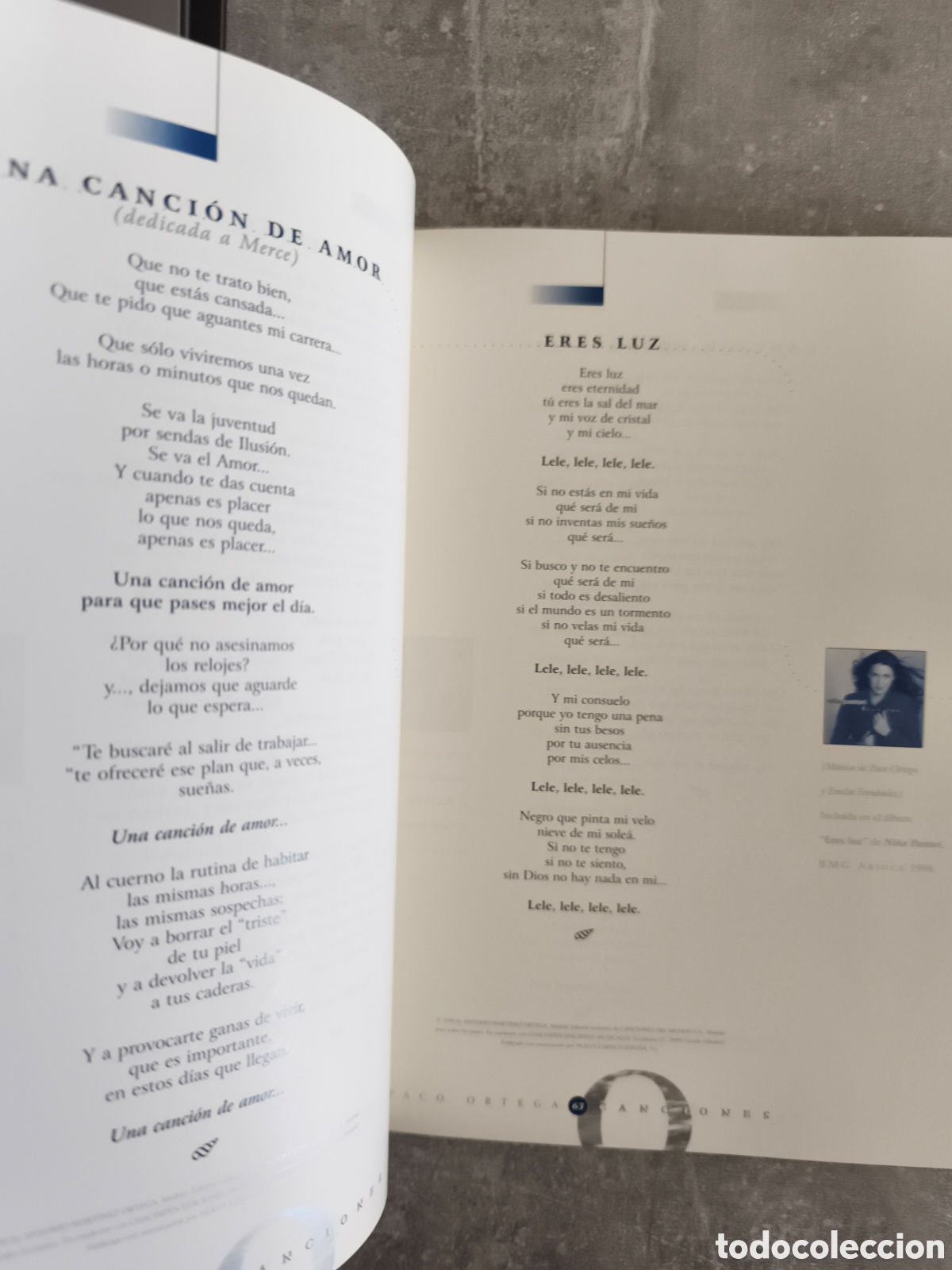 Libros de segunda mano: Canciones Paco Ortega (SIN CD) - Foto 6