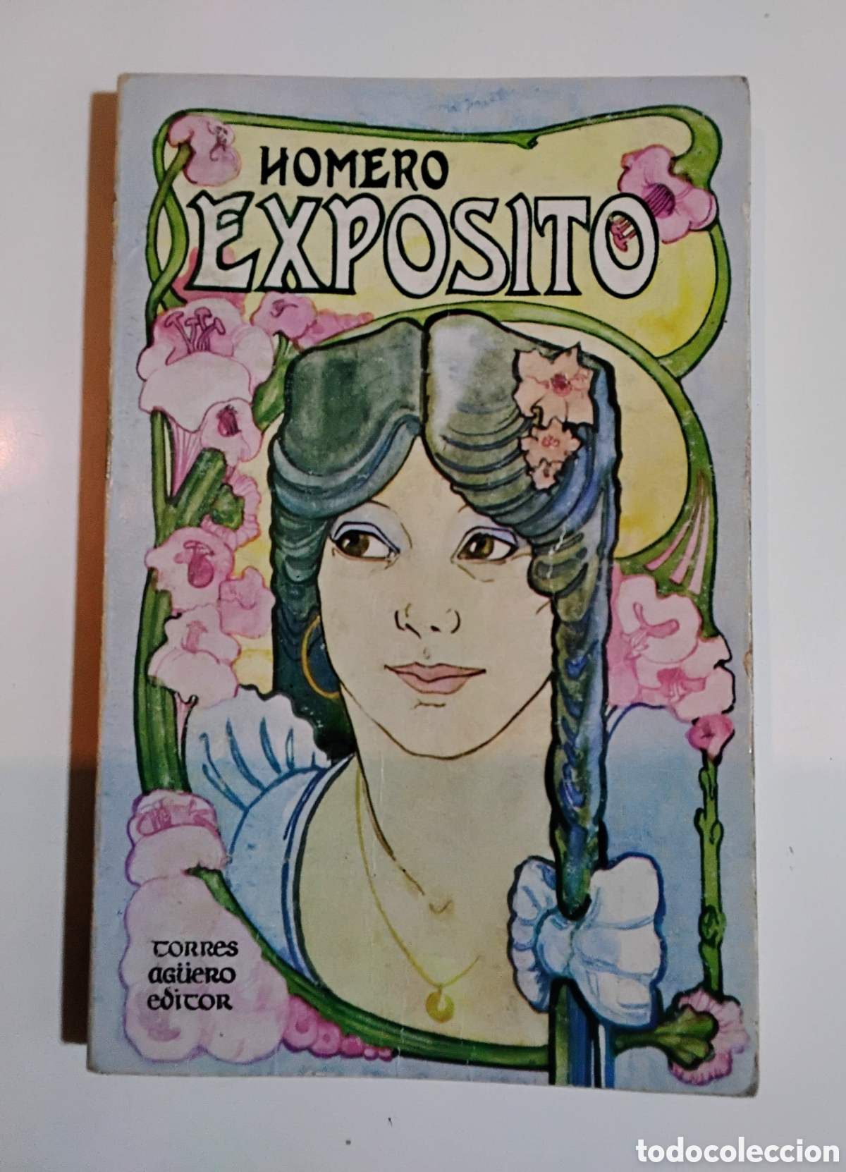 Libros de segunda mano: Homero Exp&oacute;sito &mdash; Trenzas de color de mate amargo, Torres Ag&uuml;ero Editor, Buenos Aires, 1978