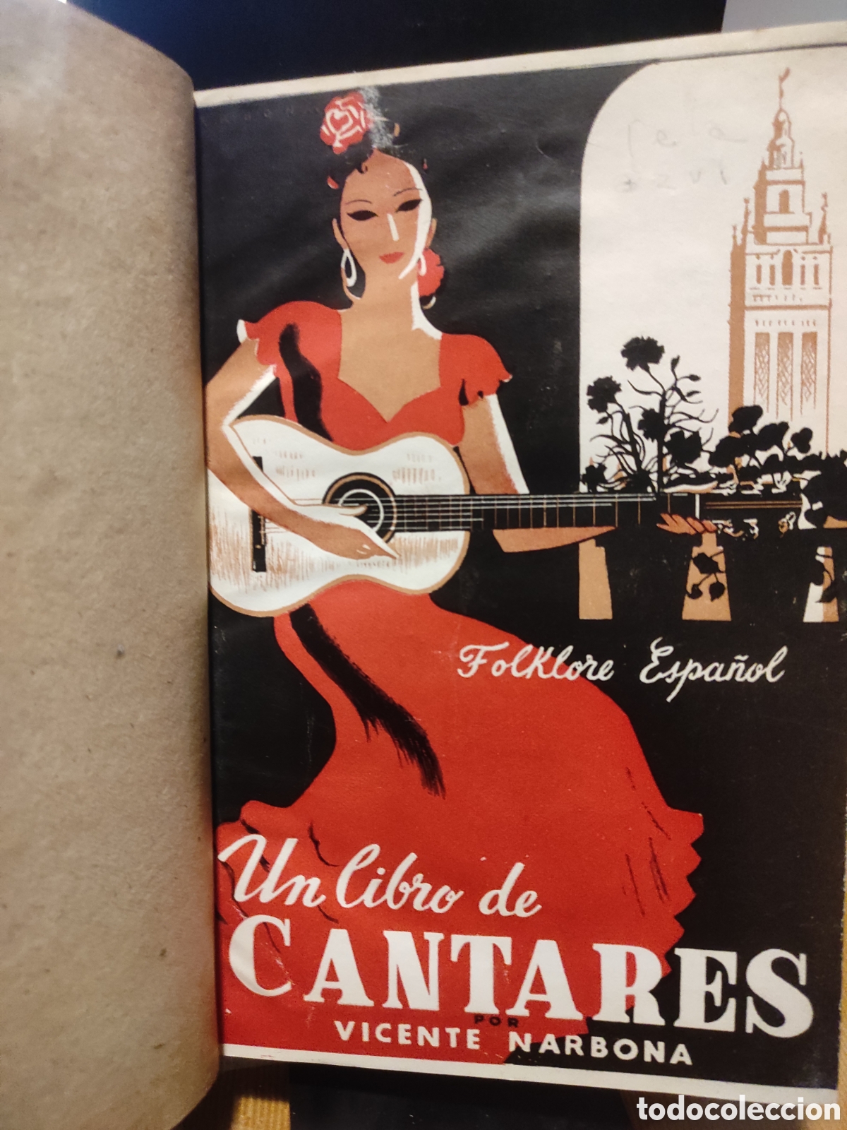Libros de segunda mano: NARBONA, Vicente. Un libro de Cantares de Andalucia. 1948.