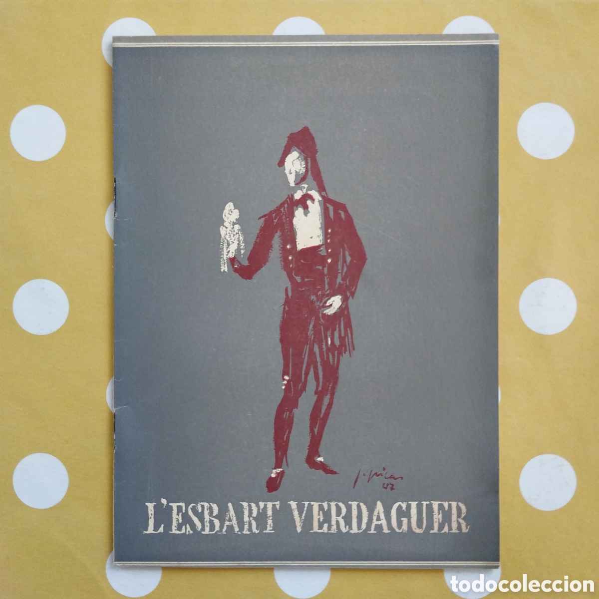 Libros de segunda mano: L'ESBART VERDAGUER JAUME PICAS 1947 MEMORIA