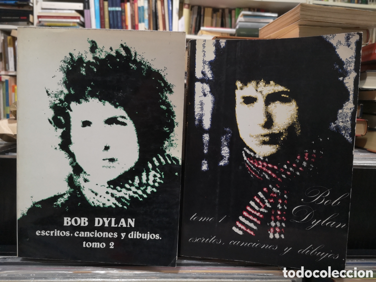 Libros de segunda mano: ESCRITOS, CANCIONES Y DIBUJOS - BOB DYLAN - 2 TOMOS