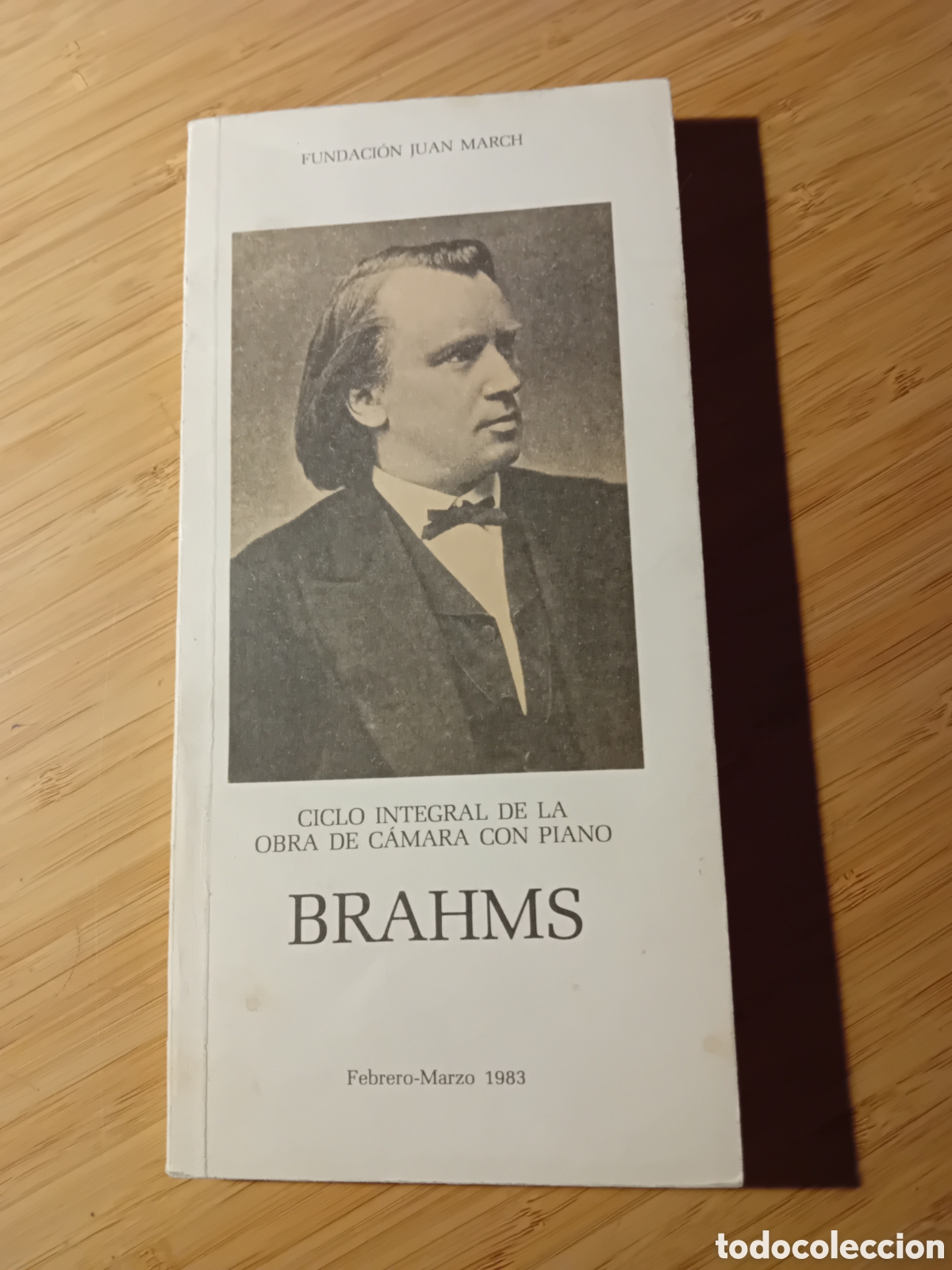 Libros de segunda mano: Brahms. Ciclo integral de la obra de c&aacute;mara con piano - Antonio Fern&aacute;ndez-Cid (Juan March 1983)