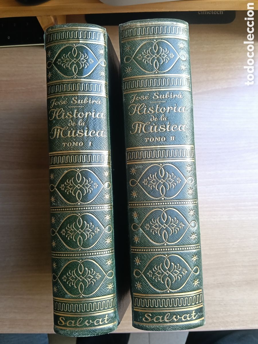 Libros de segunda mano: Historia de la m&uacute;sica - Jos&eacute; Subir&aacute; (A&ntilde;o 1951)