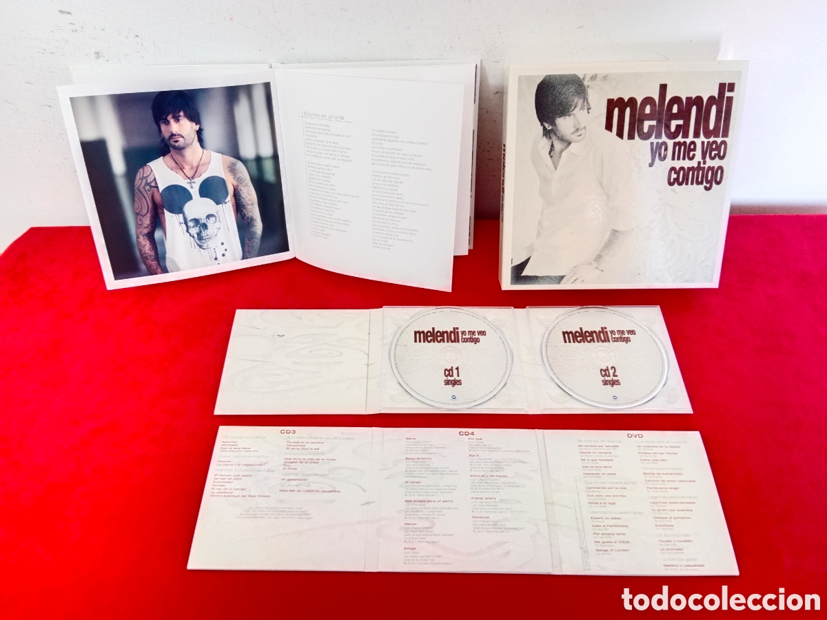 Libros de segunda mano: MELENDI, YO ME VEO CONTIGO, CAJA ESPECIAL: 4 CD+ 1DVD+ LIBRO FOTOS Y CANCIONES