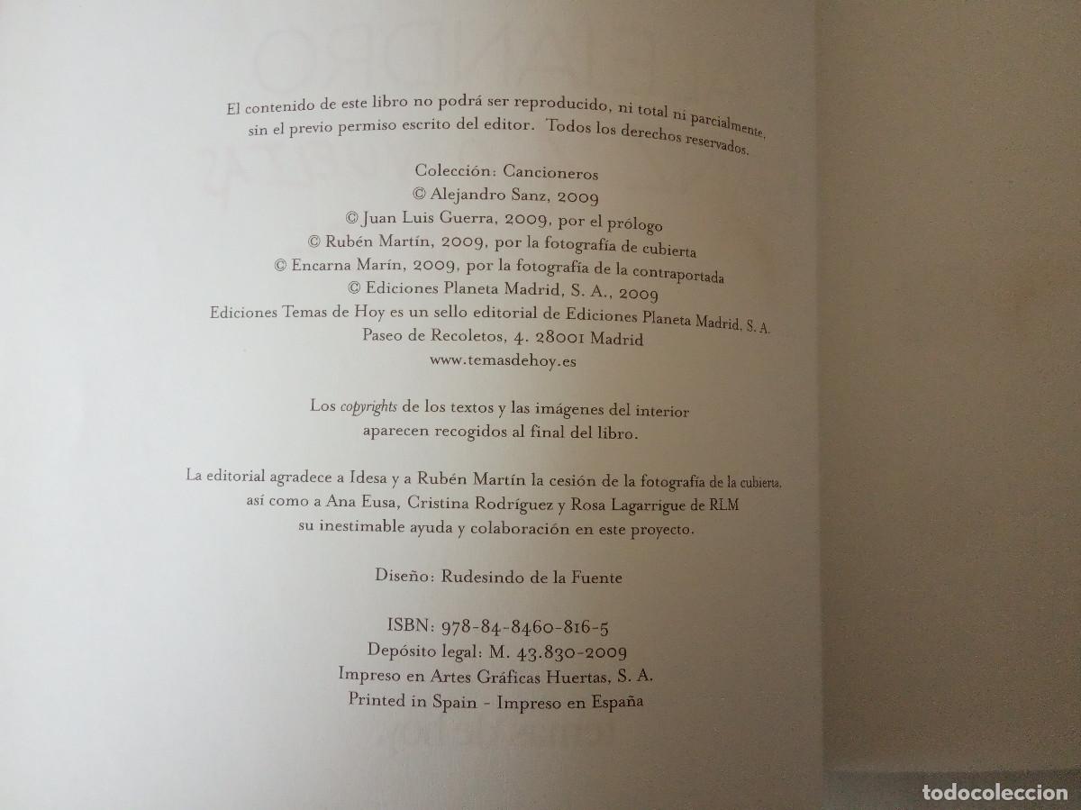 Libros de segunda mano: Libro Alejandro Sanz - 40 Vueltas al Sol - Foto 6