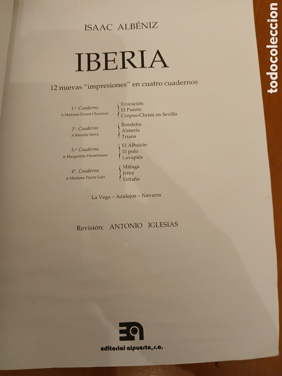 Libros de segunda mano: Iberia. Isaac Alb&eacute;niz - Foto 3