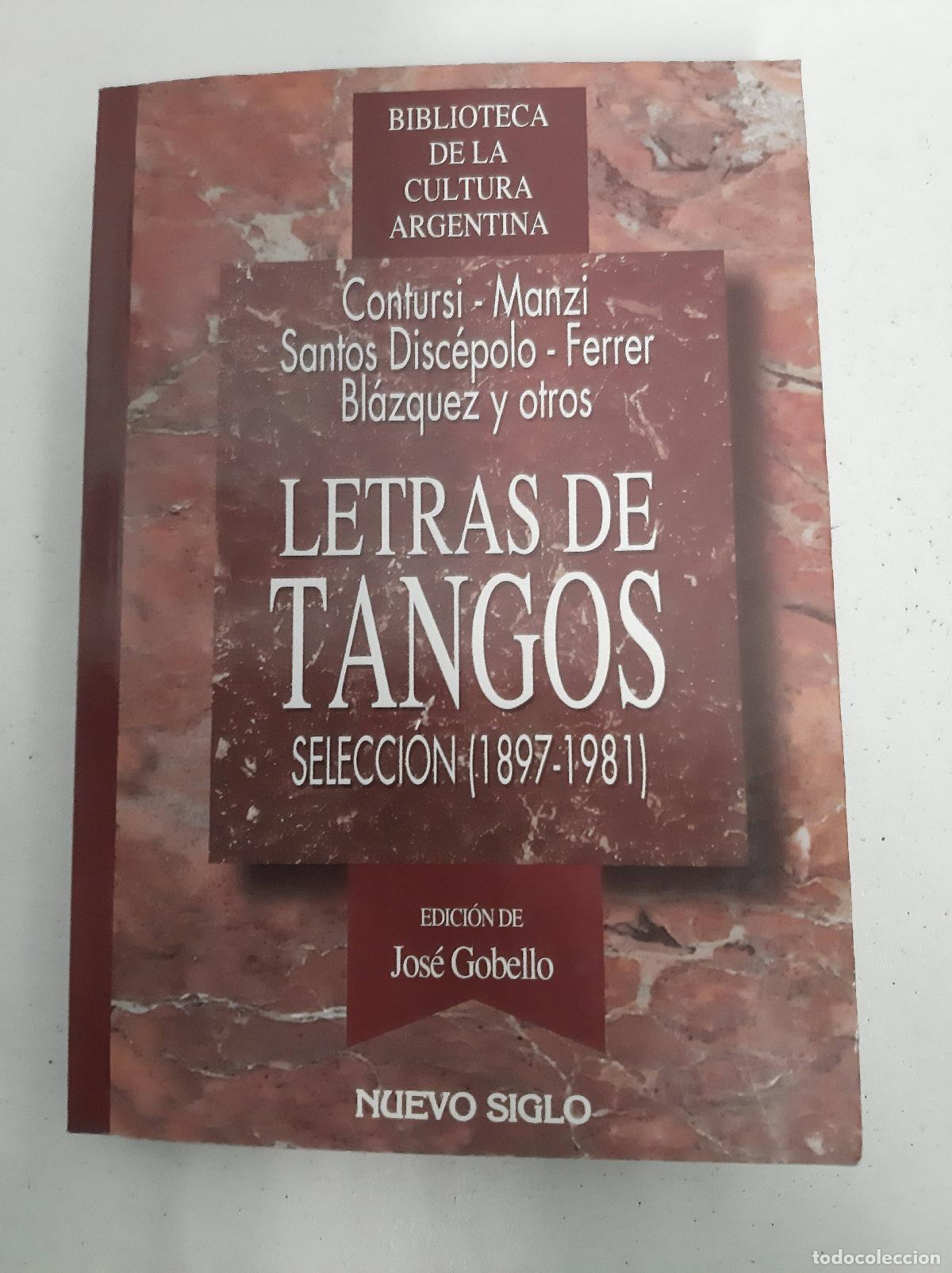 Libros de segunda mano: Letras de tango - Jos&eacute; Gobello - Foto 1